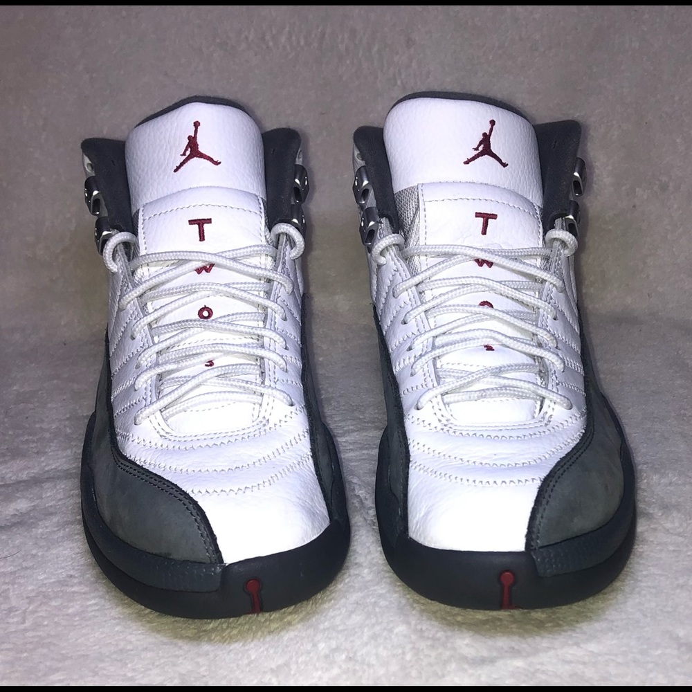 Nike Air Jordan Retro 12 XII “Dark Grey” White Shoes 130690-160 Men’s Size 9.5